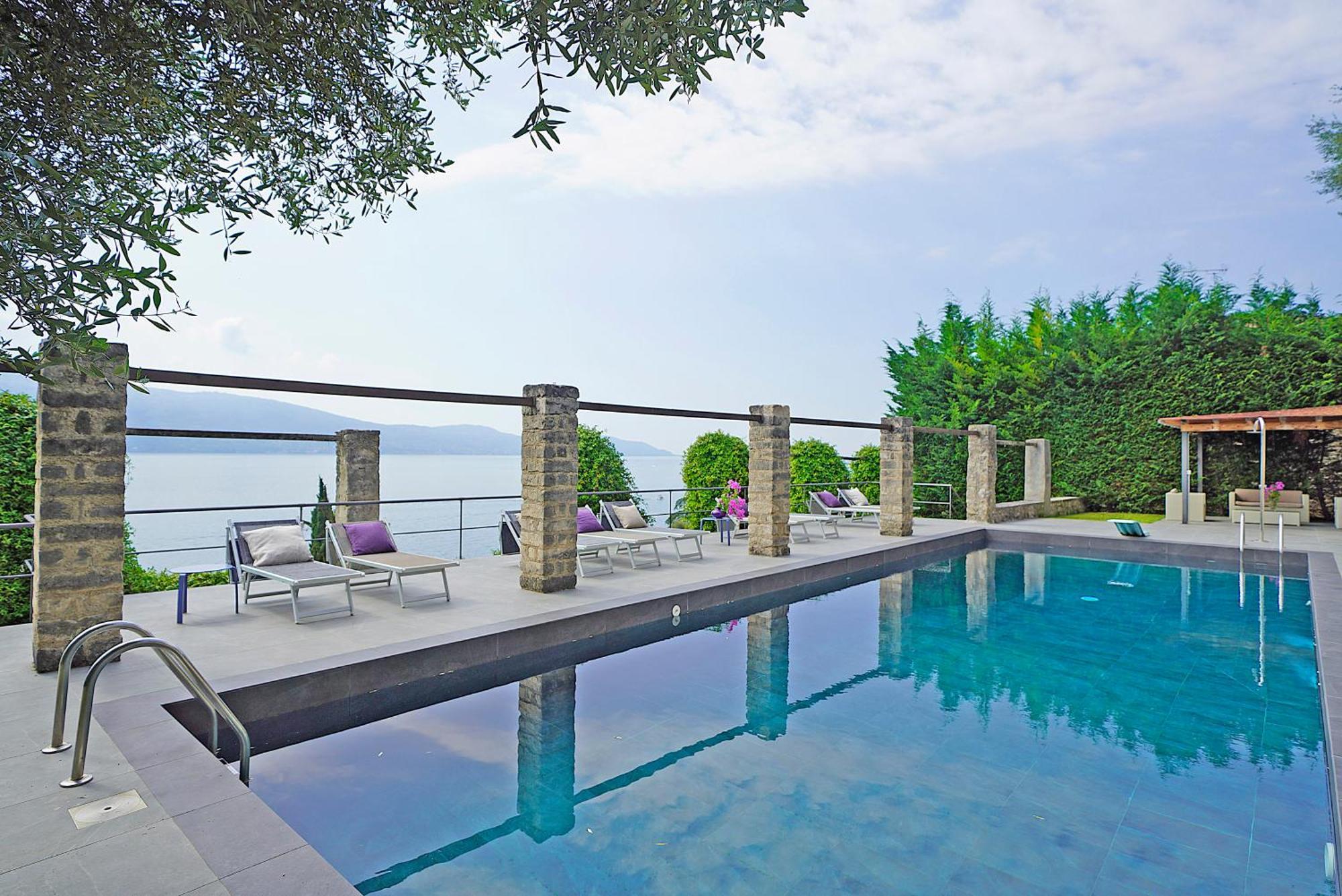 Villa Rachele: Stunning Luxury Villa In Centre Gargnano With Private Pool And Breathtaking Views Экстерьер фото