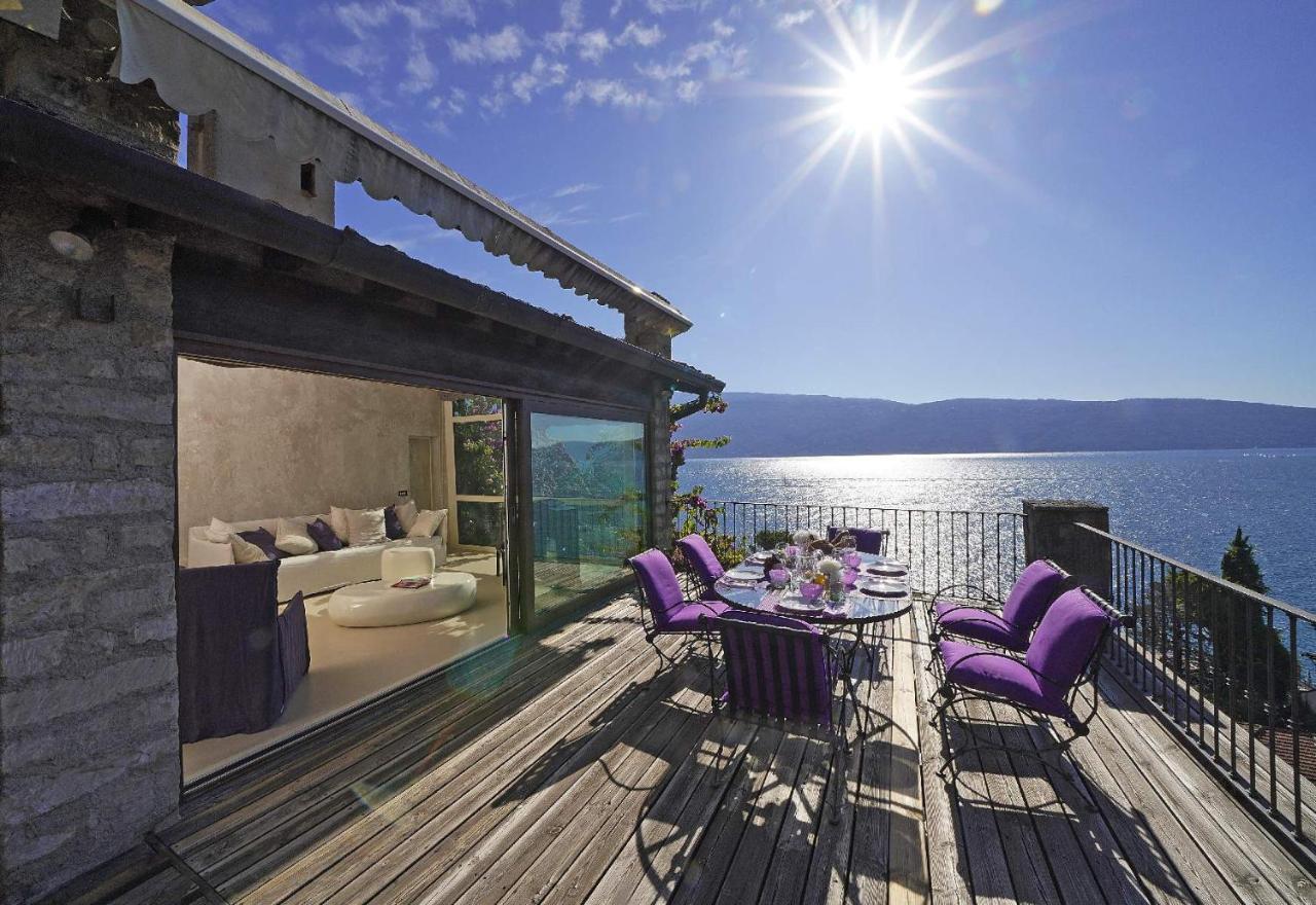 Villa Rachele: Stunning Luxury Villa In Centre Gargnano With Private Pool And Breathtaking Views Экстерьер фото